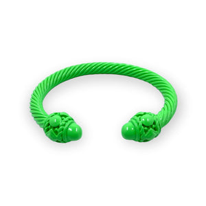 Tessa Bangle Cuff Bracelet Bracelets TRENDZIO Green 