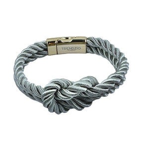 The Original Love Knot Satin Rope Bracelet Silver Star Bracelets Trendzio 
