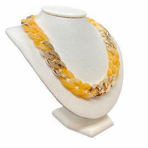 Trendy Acrylic Chain Link Choker Necklace necklace Trendzio 