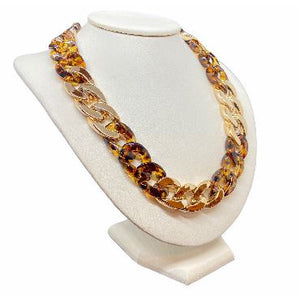 Trendy Acrylic Chain Link Choker Necklace necklace Trendzio 