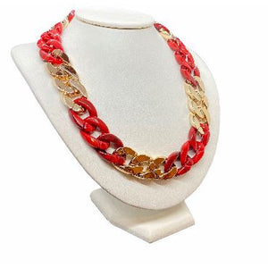 Trendy Acrylic Chain Link Choker Necklace necklace Trendzio 