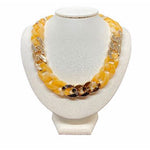 Trendy Acrylic Chain Link Choker Necklace necklace Trendzio Orange 