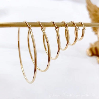 Trendzio Gold Hoop Earrings Earrings TRENDZIO 