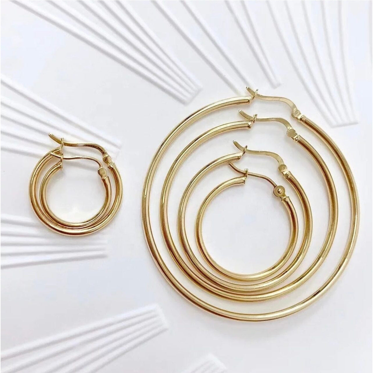 Trendzio Gold Hoop Earrings Earrings TRENDZIO 