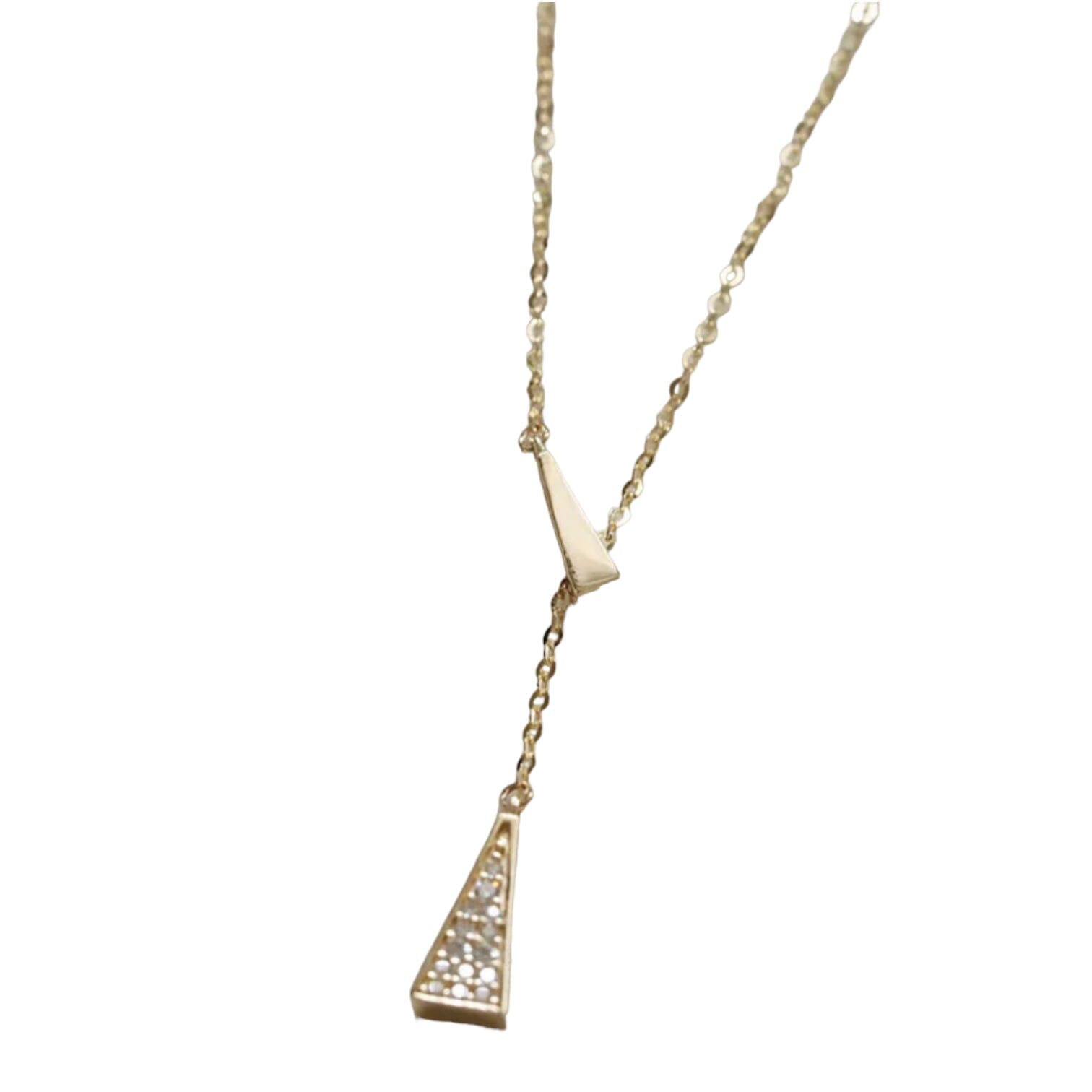 Triangle Dainty Necklace Necklaces Trendzio Jewelry 